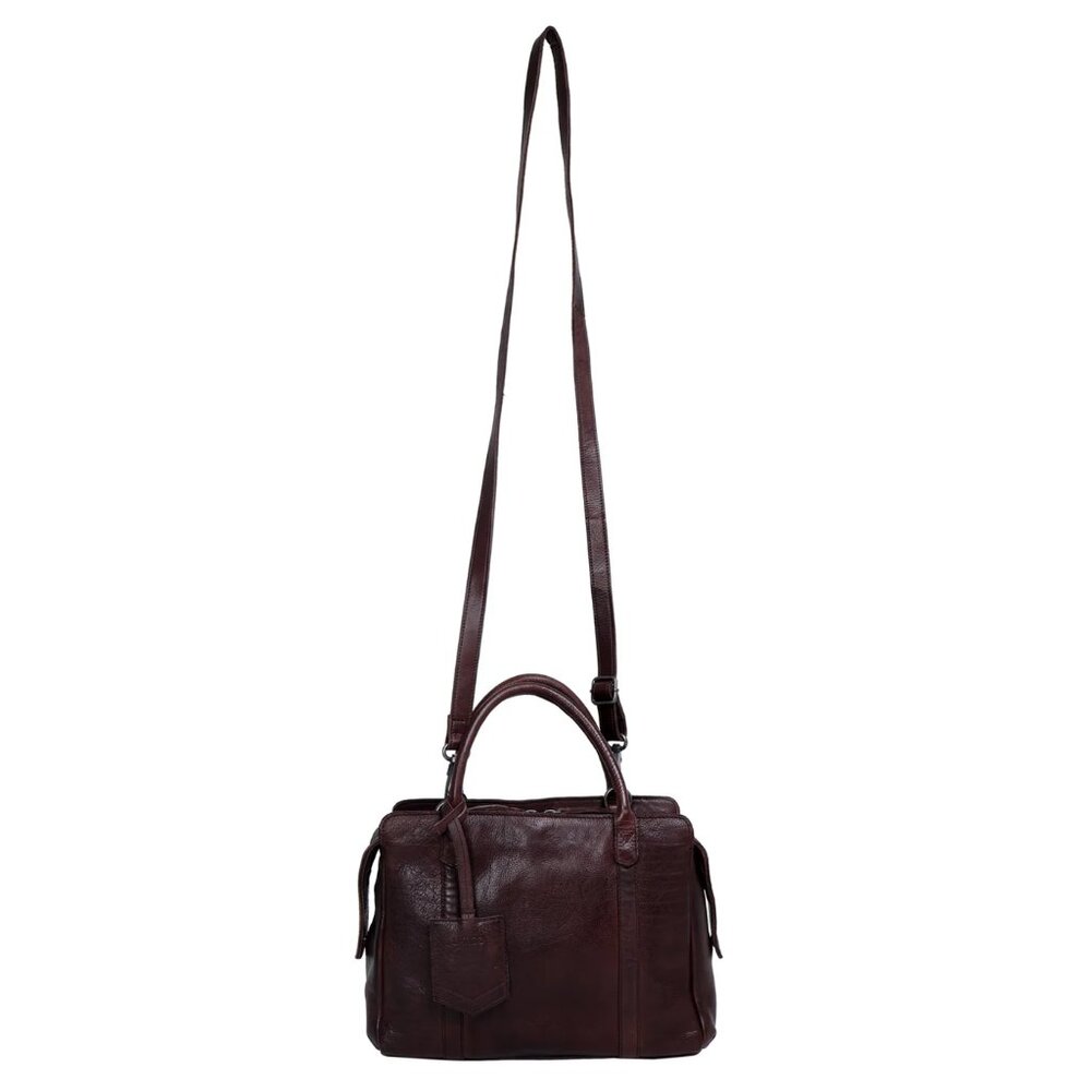 Latico Leathers James Leather Crossbody Bag in Cognac Excellent - Picture 10 of 11